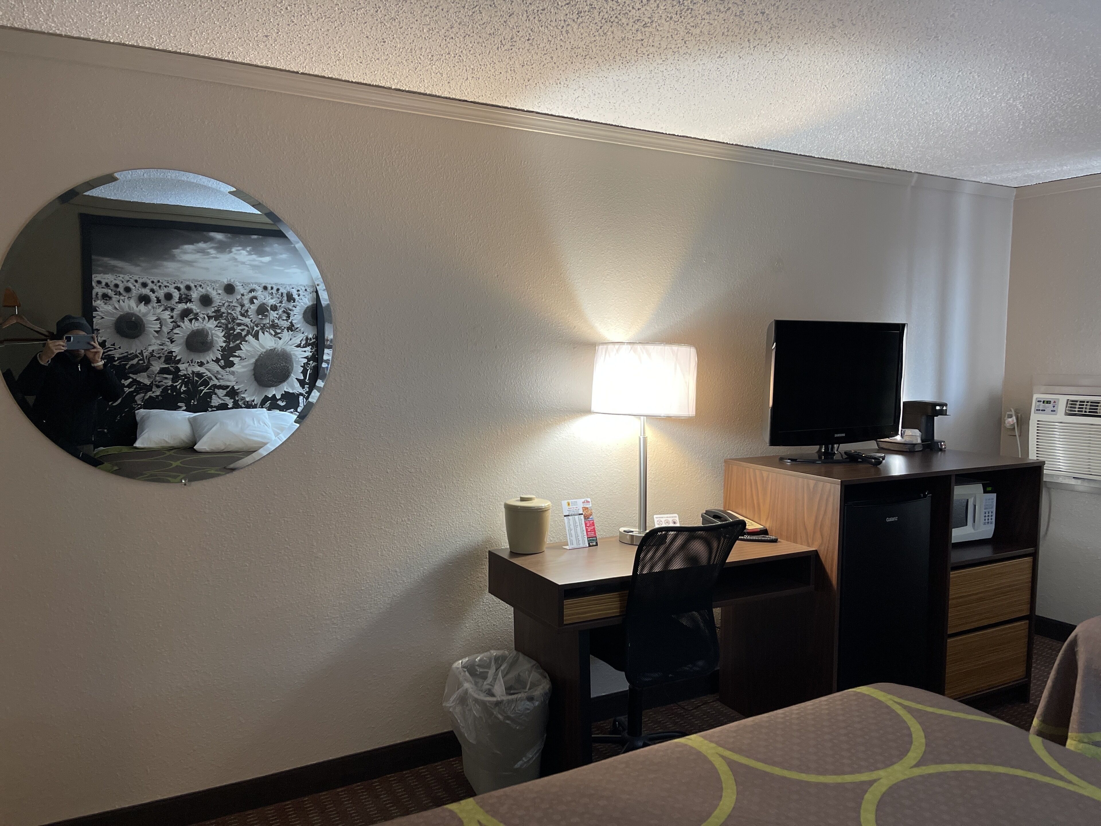 standard room, 2 queen beds | 2 bedrooms, in-room safe, desk, laptop workspace
