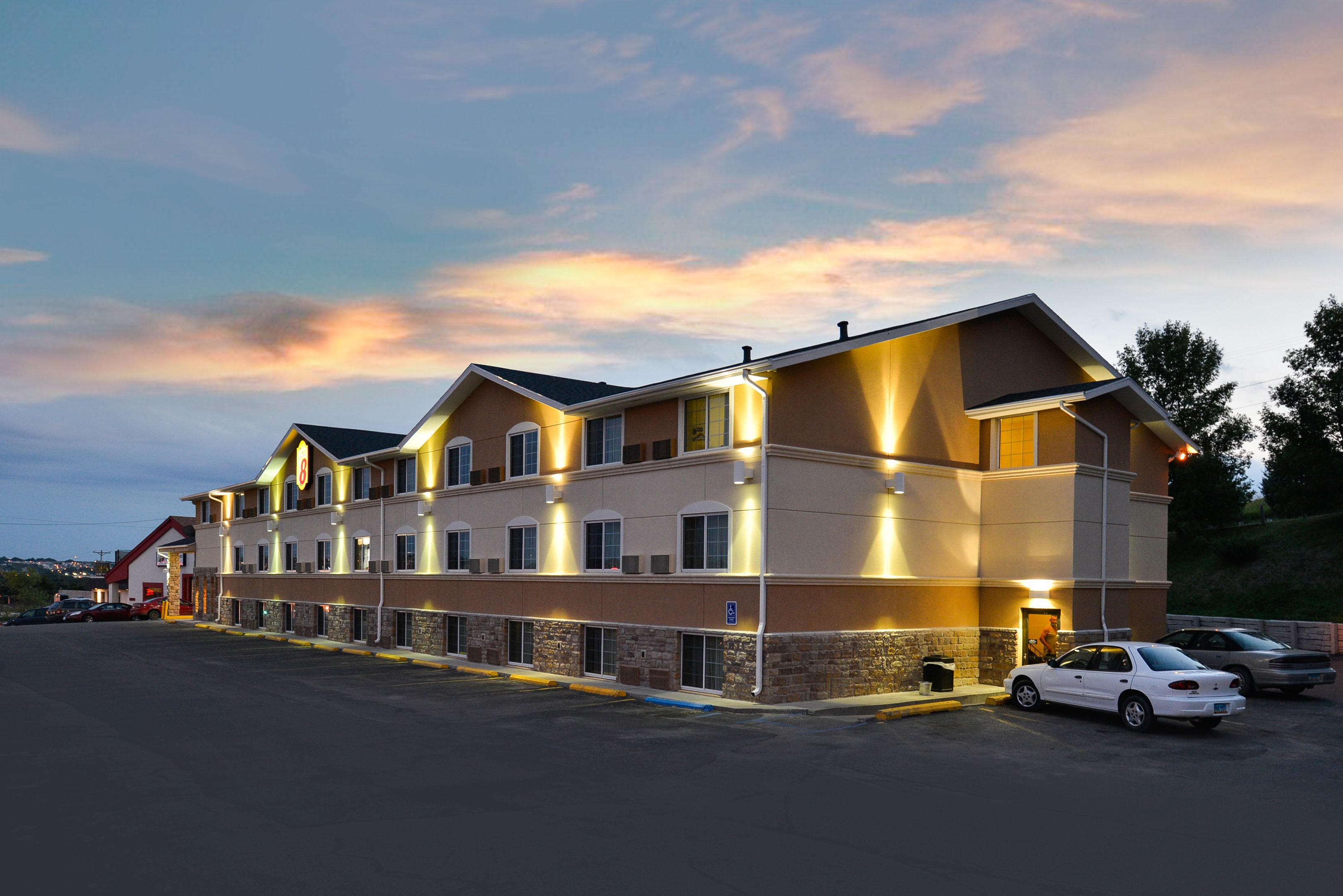 Front of property - evening/night