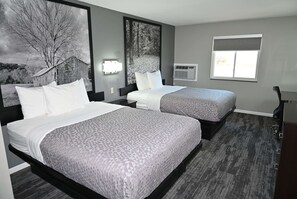 Chambre Standard, 2 grands lits, non-fumeurs | Bureau, lits pliants/supplémentaires, Wi-Fi gratuit, draps fournis