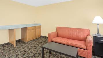 Desk, soundproofing, iron/ironing board, rollaway beds