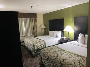 Desk, soundproofing, iron/ironing board, rollaway beds