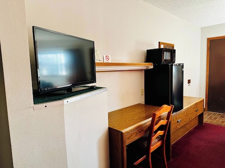 Room, 2 Queen Beds | Desk, iron/ironing board, free WiFi, bed sheets. American Inn