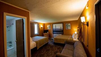 Desk, cots/infant beds, rollaway beds, free WiFi