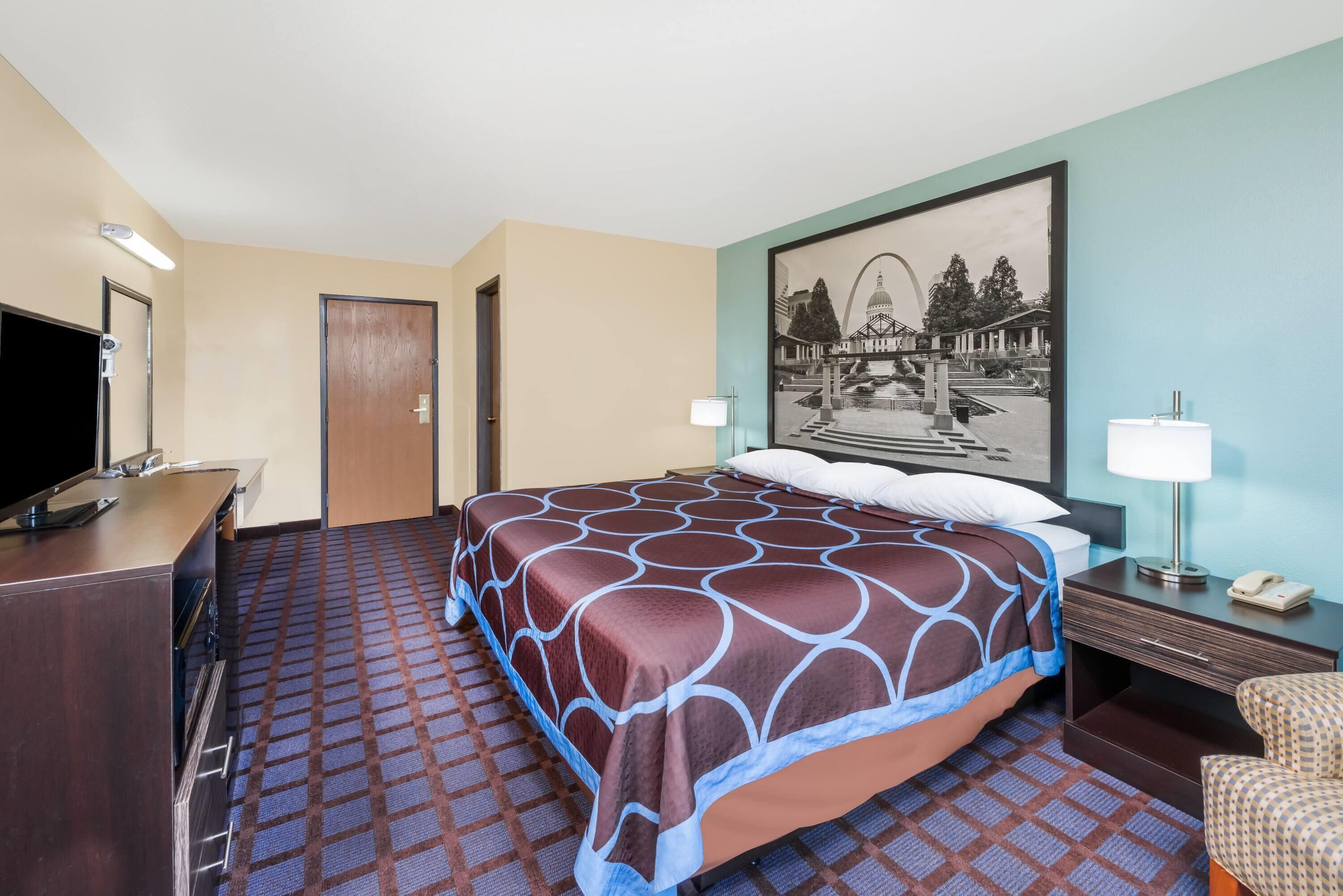 Bureau, espace de travail pour ordinateur portable, rideaux occultants