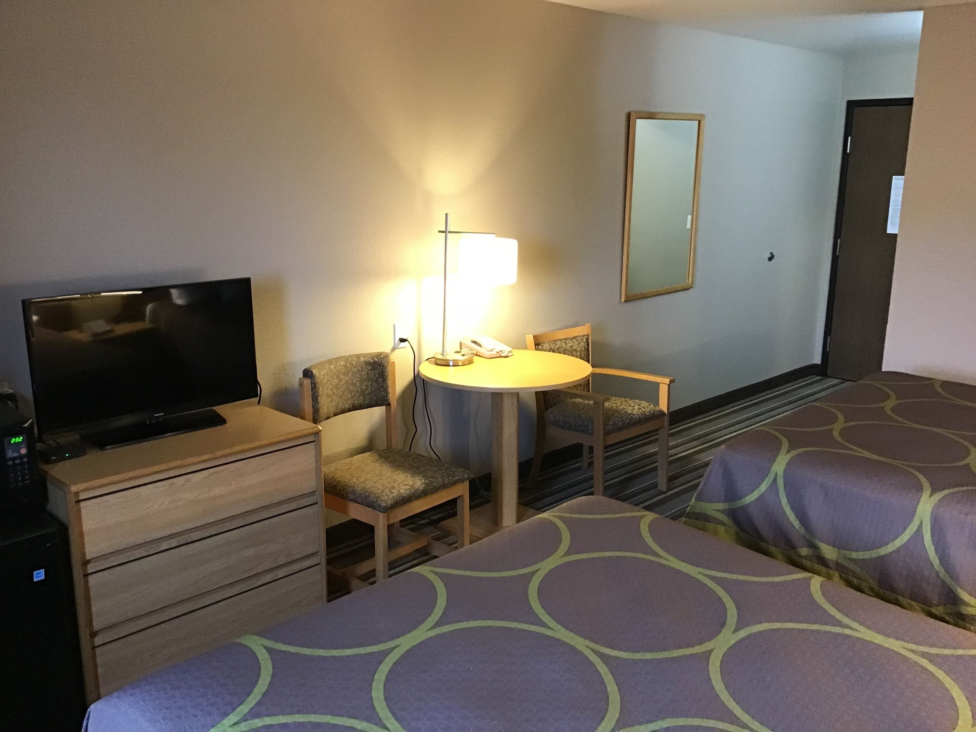 free cots/infant beds, free wifi, bed sheets, alarm clocks