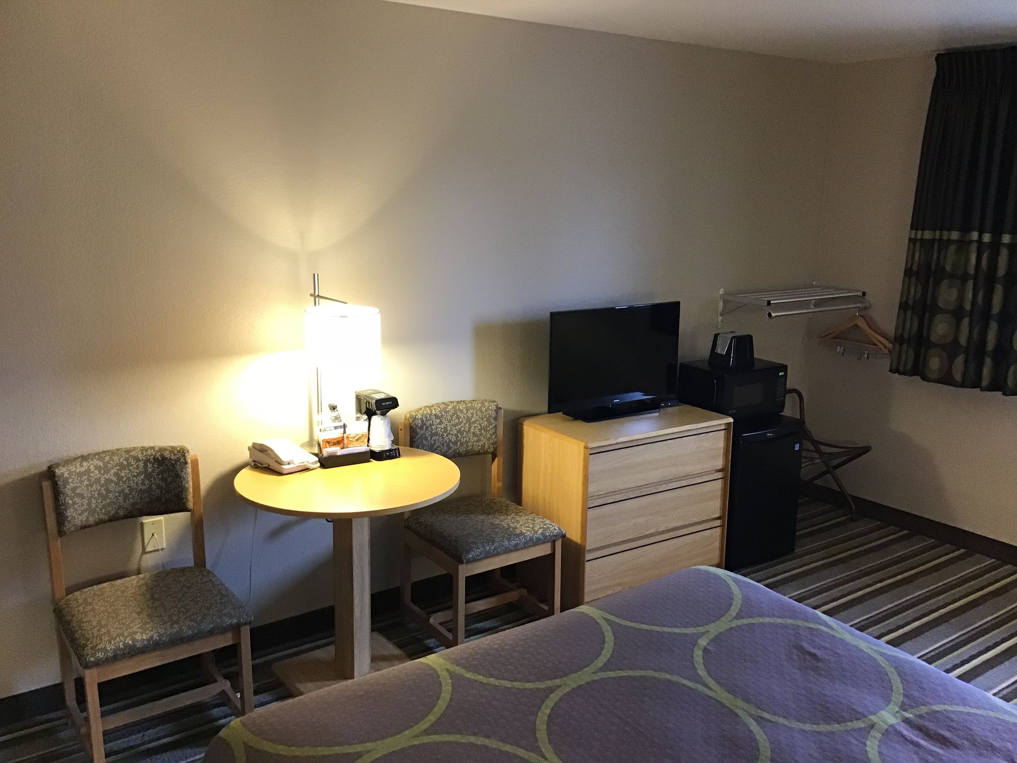 free cots/infant beds, free wifi, bed sheets, alarm clocks