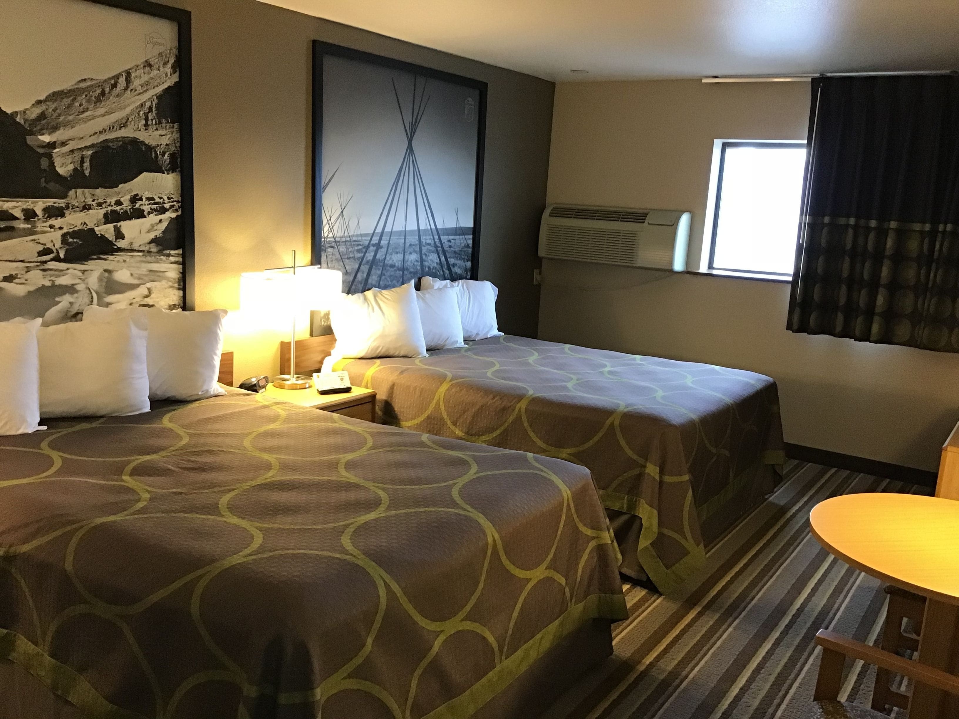 room, 2 queen beds, non smoking (pet-friendly) | free cots/infant beds, free wifi, bed sheets, alarm clocks