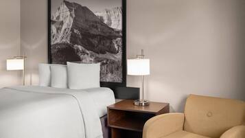Chambre, 1 grand lit, non-fumeur | Bureau, espace de travail pour ordinateurs portables