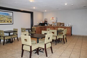 Free daily on-the-go breakfast