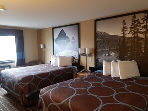 Standard Room, 2 Queen Beds | Desk, iron/ironing board, free WiFi, bed sheets