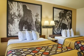 Habitación estándar, 2 camas Queen size | Escritorio, wifi gratis y ropa de cama