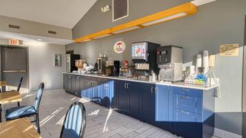 Free daily on-the-go breakfast