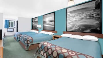 Studio Suite, Multiple Beds, Non Smoking, Pool View | Blackout drapes, free cribs/infant beds, free WiFi, bed sheets