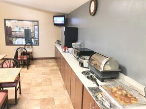 Petit déjeuner à emporter compris tous les jours