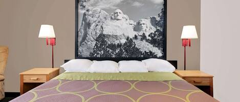 Escritorio, cortinas blackout, wifi gratis y ropa de cama