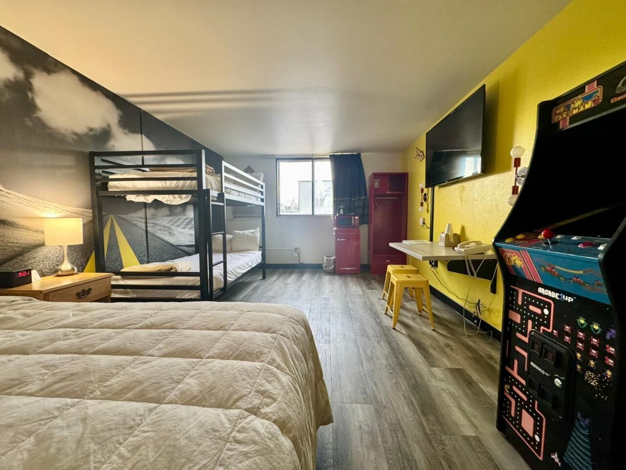 Exclusive Room, Multiple Beds, Non Smoking | Desk, blackout curtains, free WiFi, bed sheets