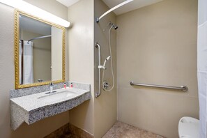 Free toiletries, hair dryer, towels, soap