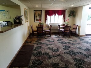 Lobby sitting area