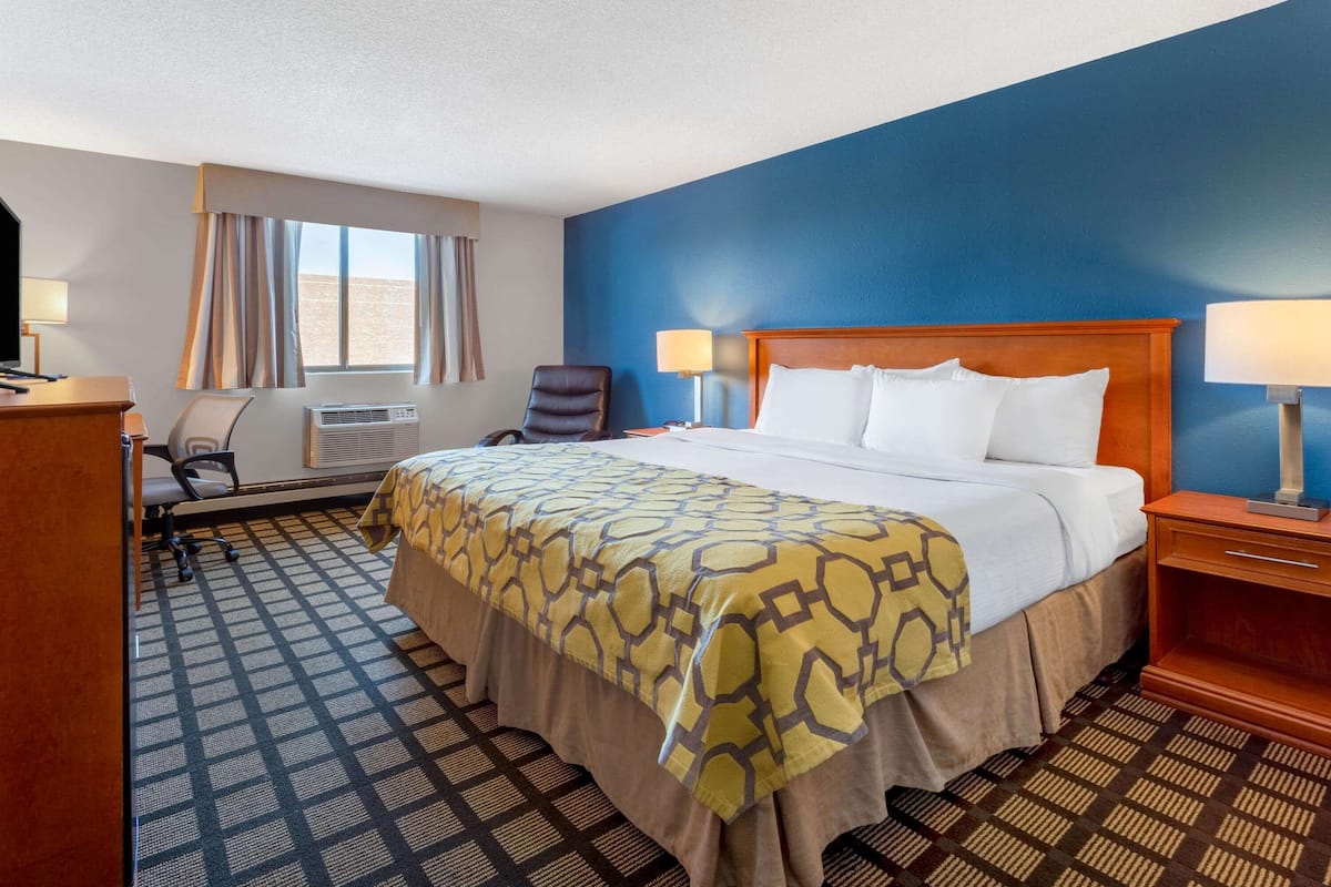 Room, 1 King Bed, Non Smoking | Iron/ironing board, free cribs/infant beds, free WiFi, bed sheets
