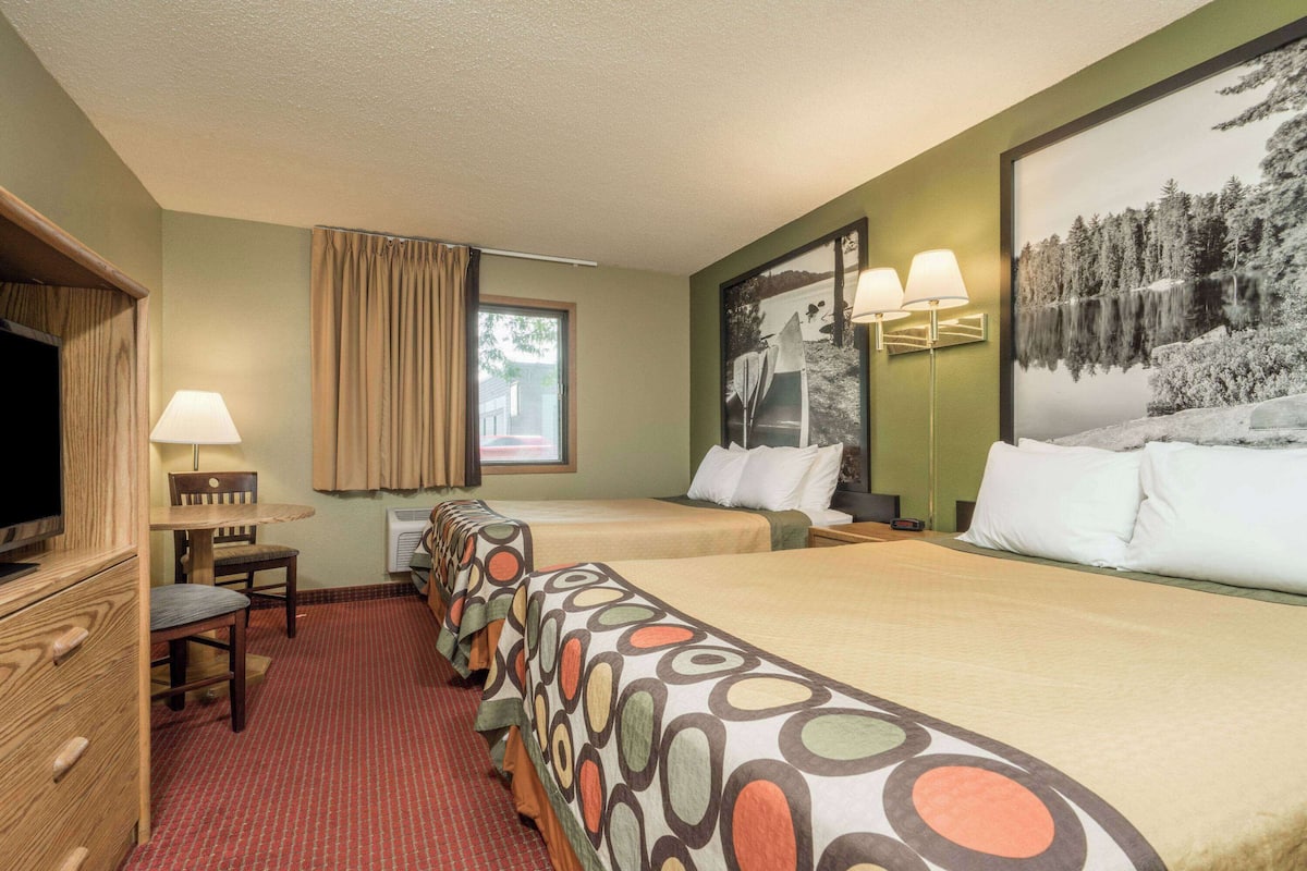 Standard Room, 2 Queen Beds | Desk, laptop workspace, iron/ironing board, free WiFi
