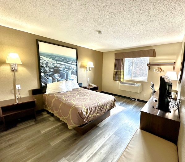 Standard Room, 1 Double Bed, Non Smoking | Pillow-top beds, desk, laptop workspace, blackout curtains