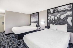 Room, 2 Double Beds, Non Smoking | Desk, blackout drapes, free WiFi, bed sheets - Super 8 by Wyndham Charlottesville (Charlottesville)