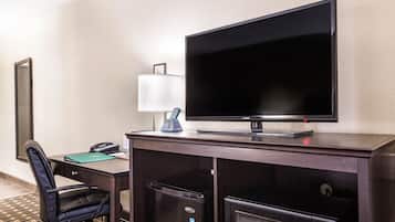 Desk, iron/ironing board, cots/infant beds, free WiFi