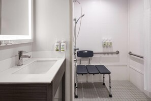 Accessible bathroom - Ramada by Wyndham York Harrisburg Hershey (York)
