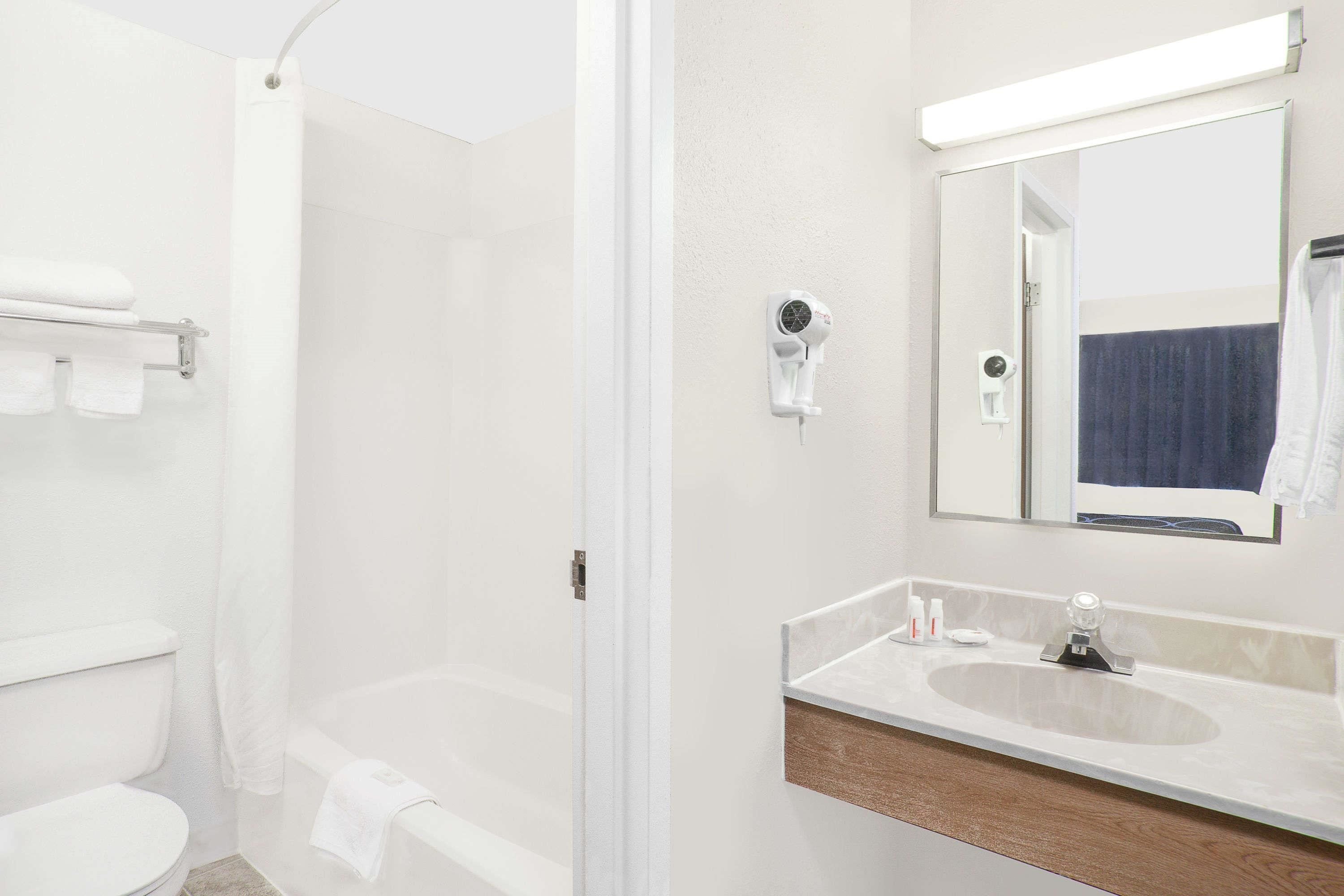 Hair dryer, towels