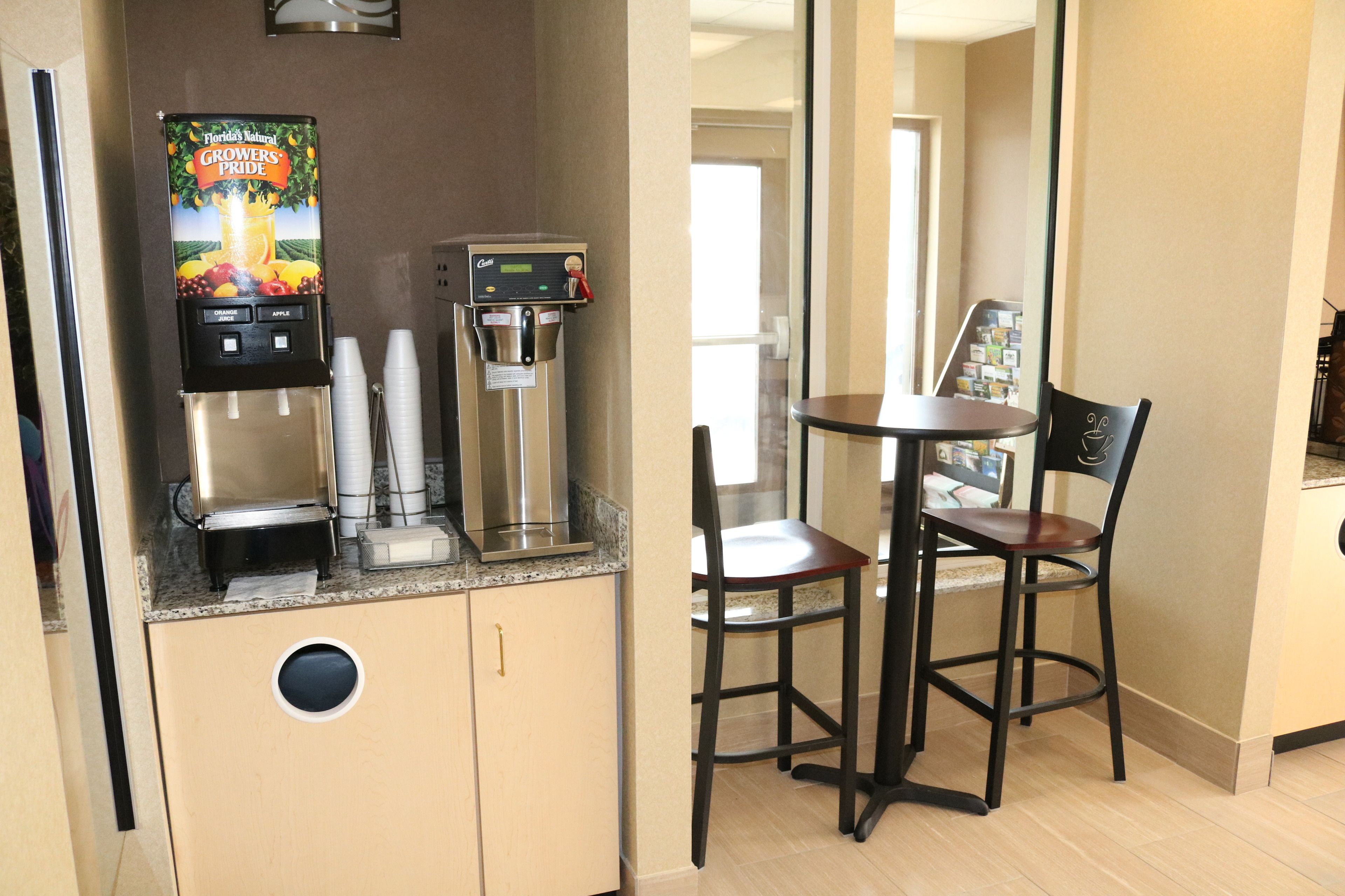 Free daily on-the-go breakfast