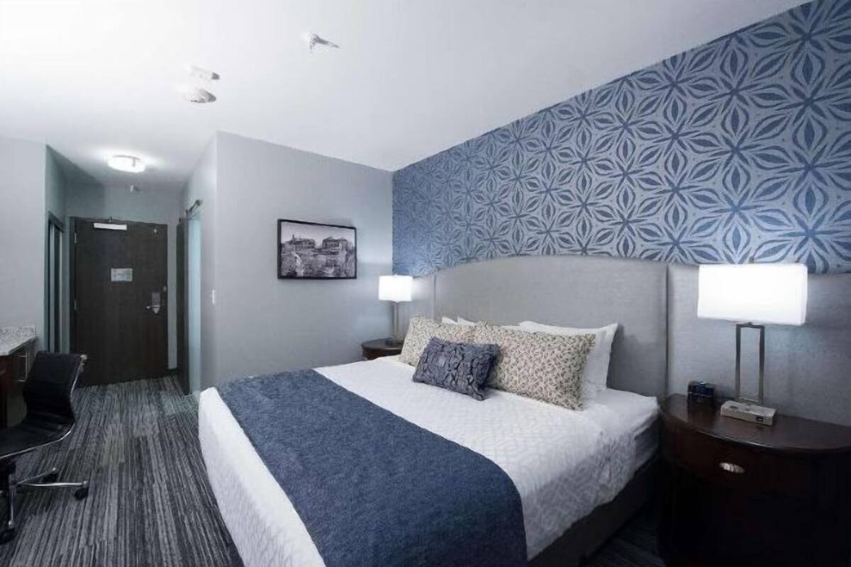 Blackout drapes, iron/ironing board, free cribs/infant beds, Internet