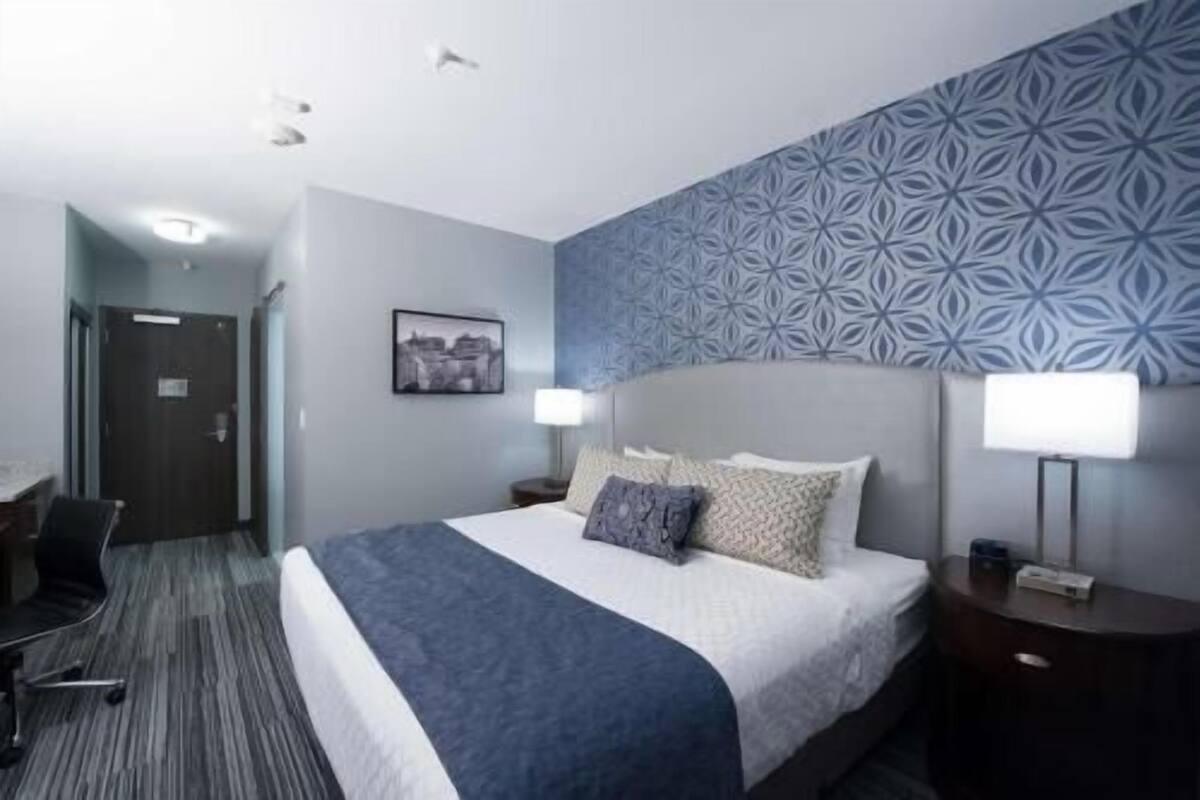 Cortinas blackout, tabla de planchar con plancha y cunas gratuitas