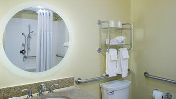 Free toiletries, hair dryer, towels, soap