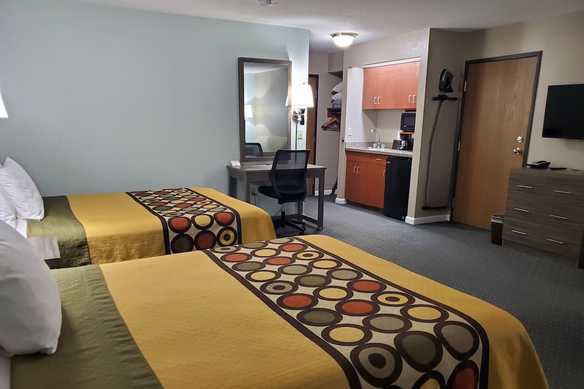 Desk, iron/ironing board, free WiFi, bed sheets