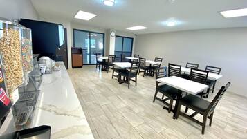 Free daily on-the-go breakfast