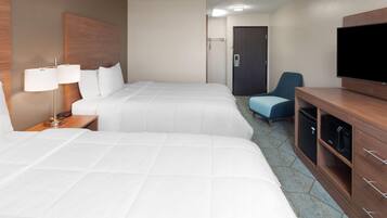 Room, 2 Queen Beds, Non Smoking | Premium bedding, desk, laptop workspace, free WiFi