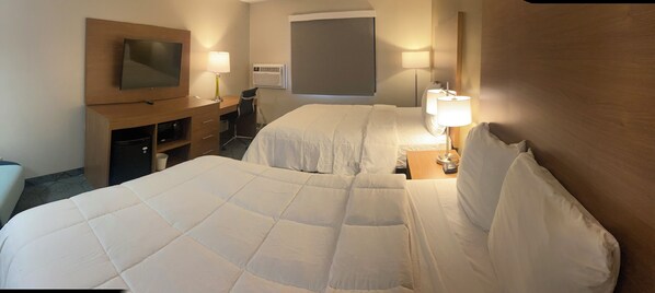 Room, 2 Queen Beds, Non Smoking | Premium bedding, desk, laptop workspace, free WiFi