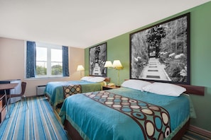 Room, 2 Queen Beds, Non Smoking | Desk, iron/ironing board, free cots/infant beds, free WiFi