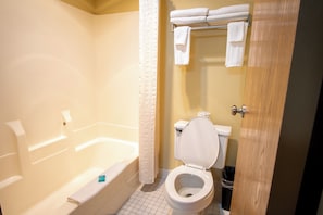 Desk, blackout drapes, free WiFi, bed sheets
