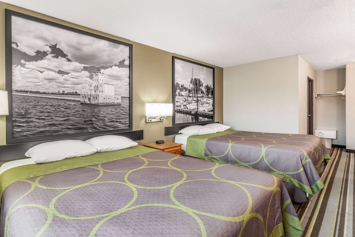 Room, 2 Queen Beds, Non Smoking | Desk, iron/ironing board, free cribs/infant beds, rollaway beds