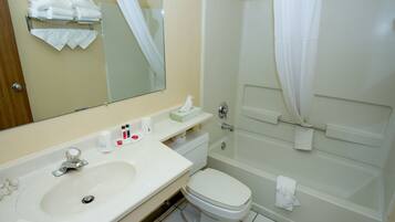 Hair dryer, towels