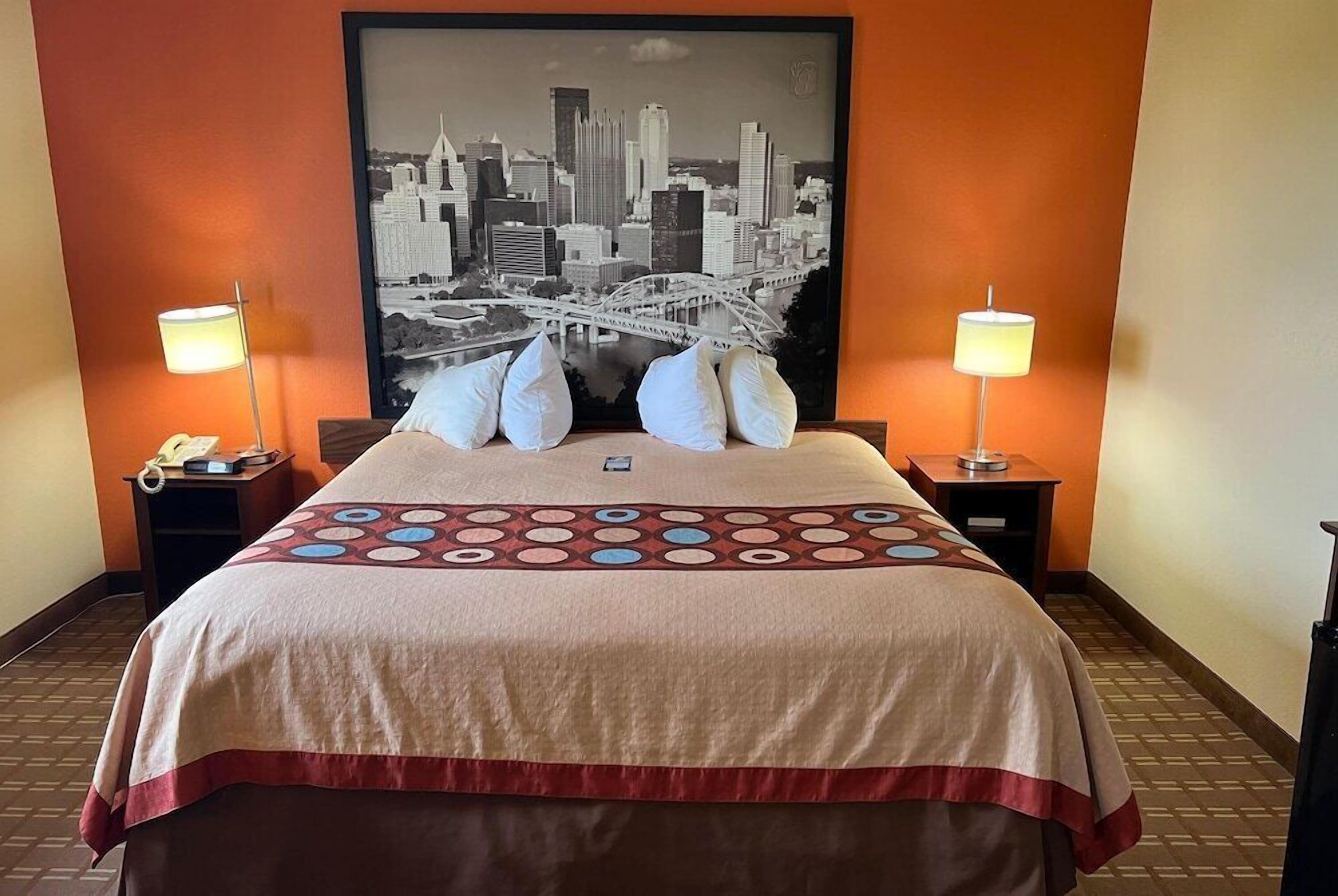 In-room safe, desk, iron/ironing board, free cribs/infant beds