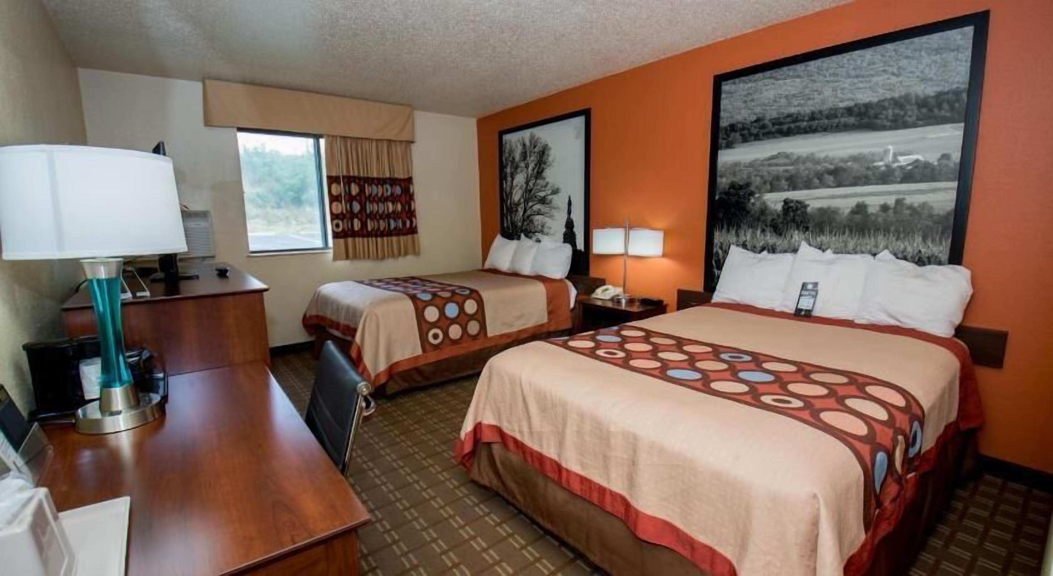 In-room safe, desk, iron/ironing board, free cribs/infant beds