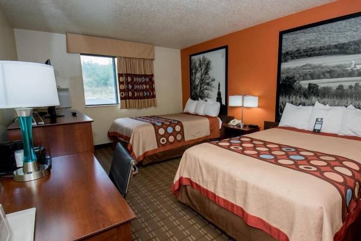 In-room safe, desk, iron/ironing board, free cribs/infant beds