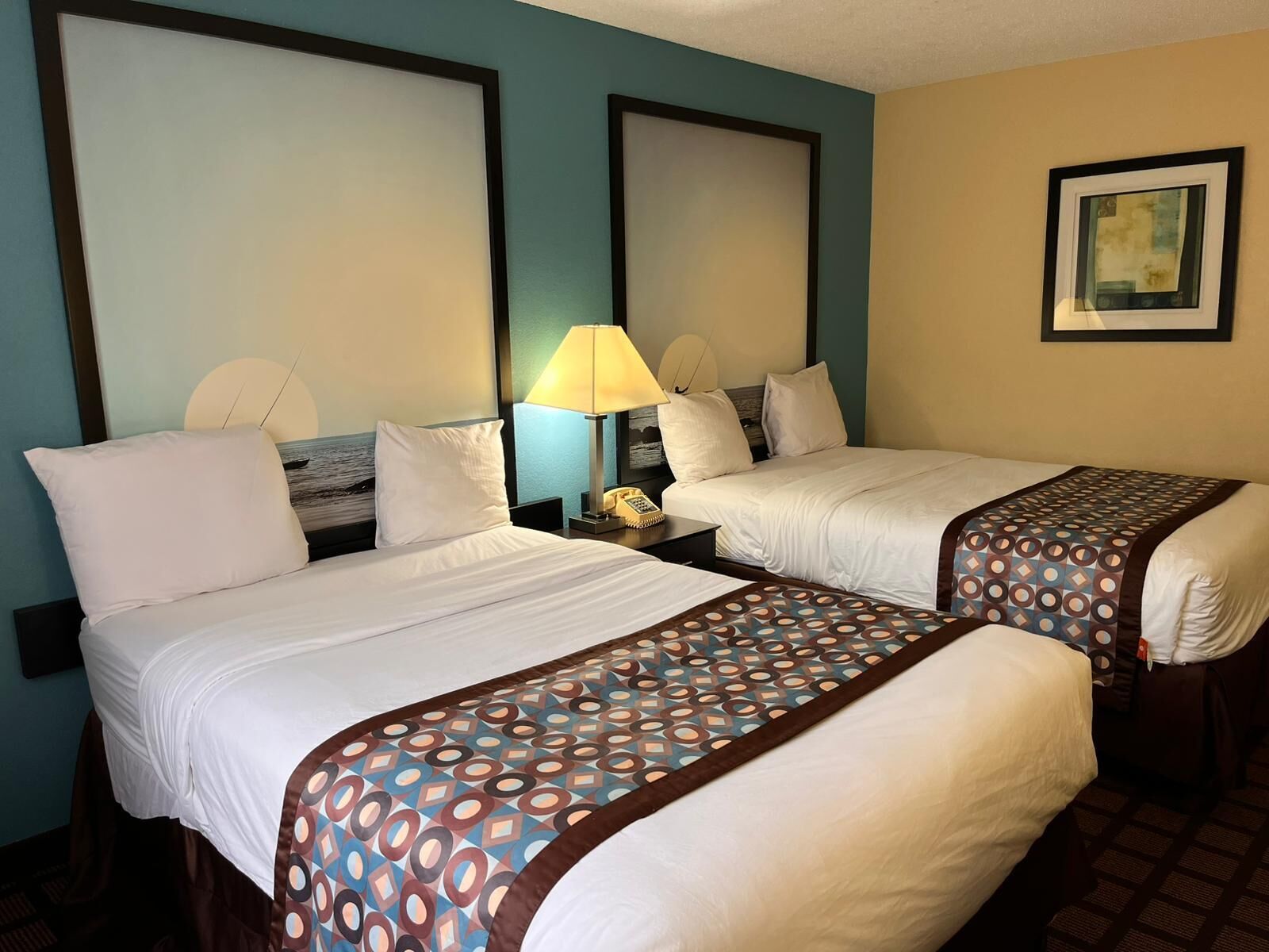 In-room safe, desk, laptop workspace, blackout curtains