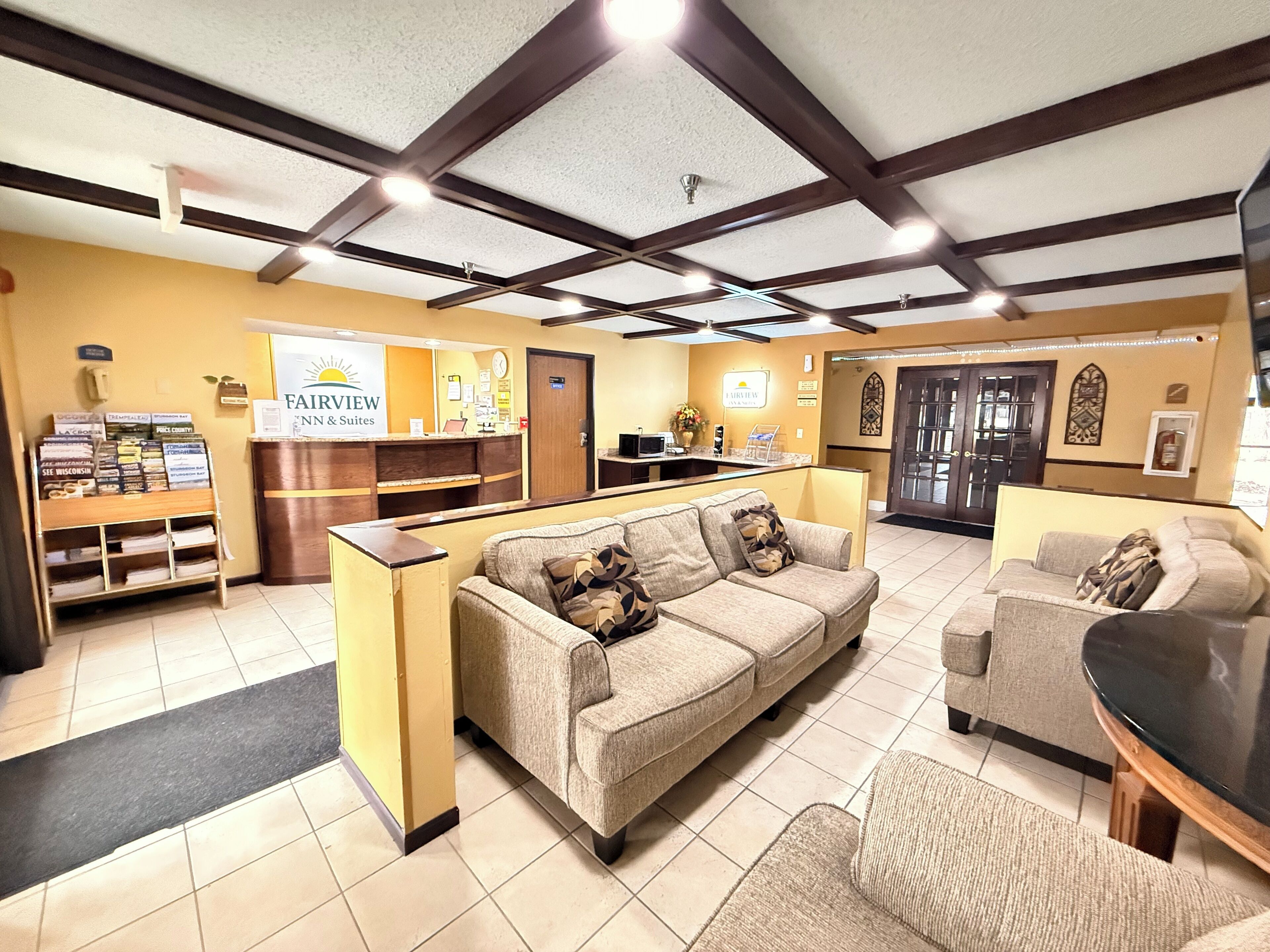 Sala de estar en el lobby