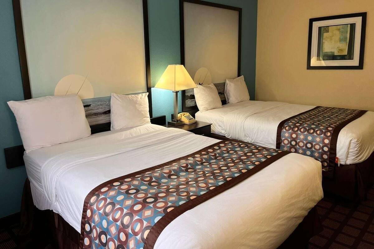 In-room safe, desk, laptop workspace, blackout drapes