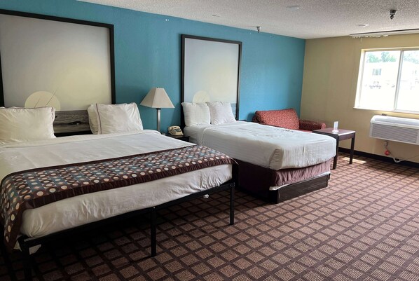 Double Room, 2 Double Beds, Non Smoking