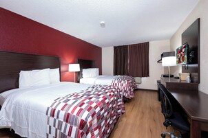 Desk, laptop workspace, blackout drapes, WiFi (free)