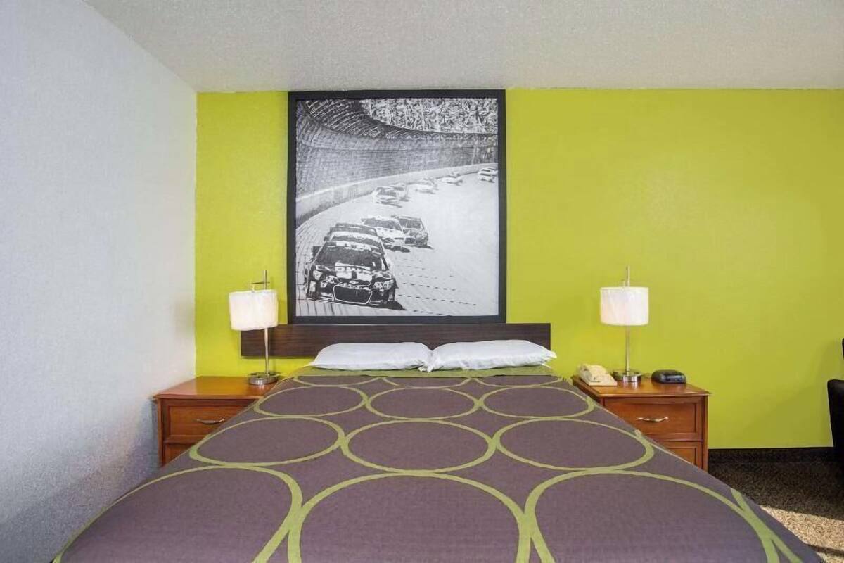 Individually furnished, desk, blackout drapes, iron/ironing board